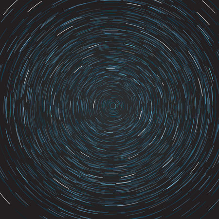 Abstract composition of the stars path