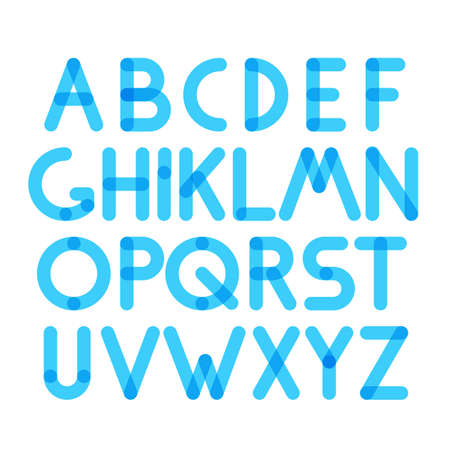 Multiply geometric elements letters. Design elementsのイラスト素材