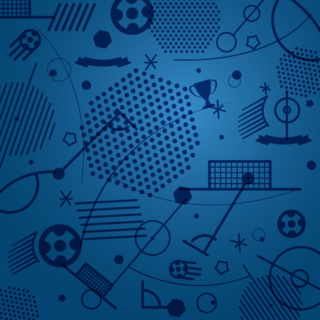 Football championship abstract background vector illustrationのイラスト素材