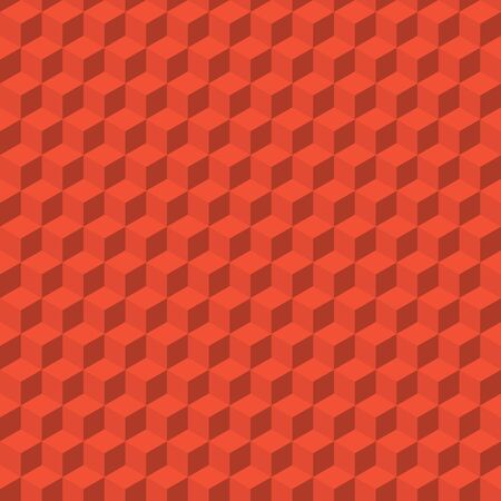 Abstract background of color cubes. Vector seamless patternのイラスト素材