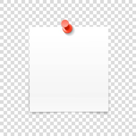 Paper frame with pin isolated on transparent backgroundのイラスト素材