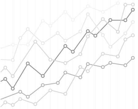 Abstract infographic chart vector illustrationのイラスト素材