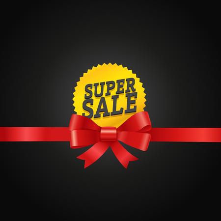 Super sale concept. Vector illustrationのイラスト素材