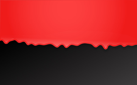 Red liquid paint background. Abstract vector backgroundのイラスト素材