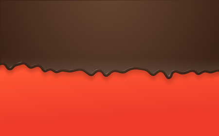 liquid chocolade background. Abstract vector backgroundのイラスト素材