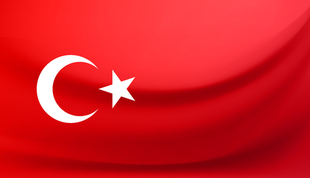 National flag of Turkey. Vector illustration
のイラスト素材