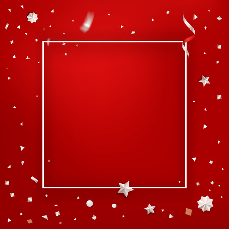 Vector greeting card template for a textのイラスト素材