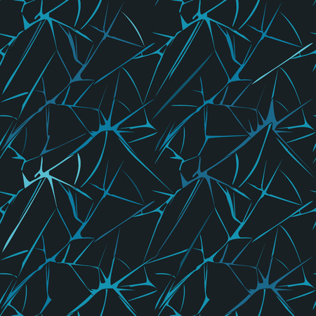 Damaged glass vector illustration. Monochrome seamless textureのイラスト素材