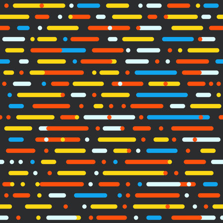 Abstract seamless pattern of different color lines. Vertical vector backgroundのイラスト素材