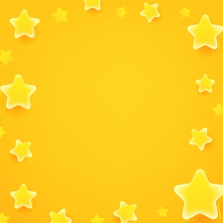 Stars. Social media message vector background. Copy space for a textのイラスト素材