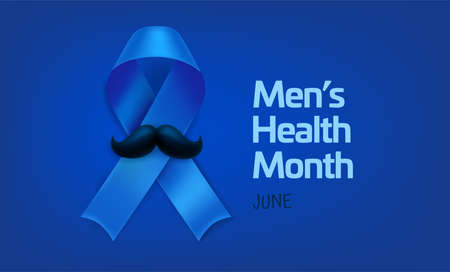 International Mens Health Month. Celebrated Every Juneのイラスト素材
