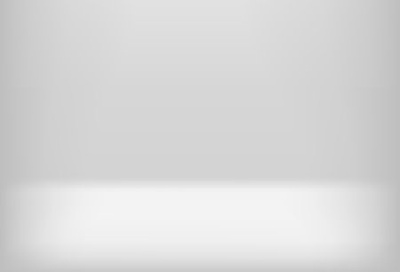 Bright empty stage. Empty showcase for your content. 3D style realistic vector illustrationのイラスト素材