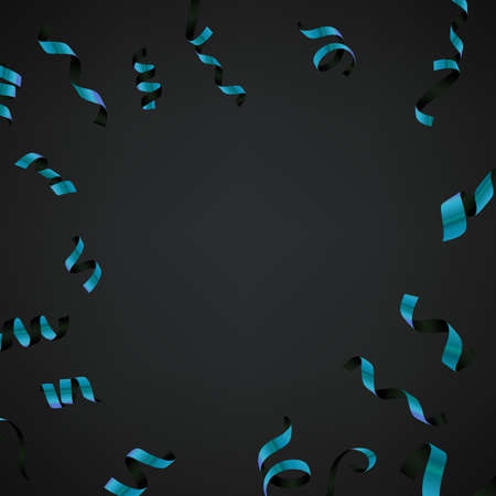 Vector greeting card with glitter confettiのイラスト素材