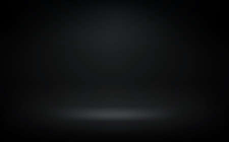 Black room with one projector. 3d vector premium showcase for display productsのイラスト素材