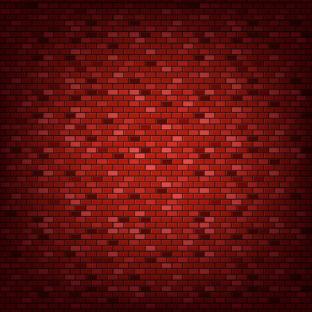 Dark red brick wall vector backgroundのイラスト素材