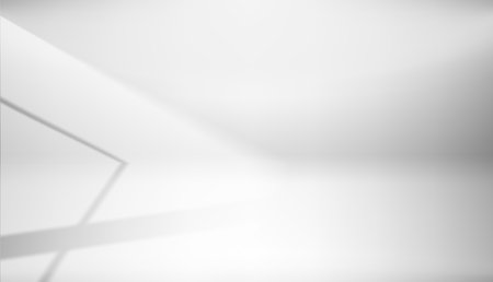 Empty studio with light of the window. vector 3d illustrationのイラスト素材