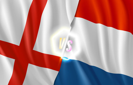 3d vector illustration with neon effect. Football match score templateのイラスト素材