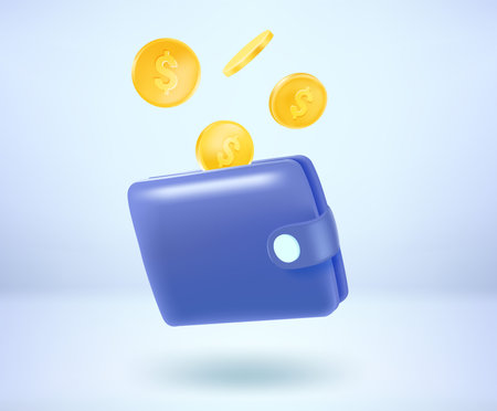business income concept. 3d vector illustrationのイラスト素材