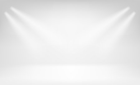 Bright scene with spot lights. Template for your designのイラスト素材