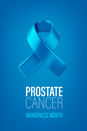 Prostate cancer awareness month. 3d vector illustrationのイラスト素材
