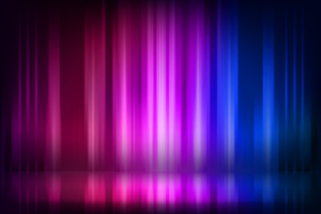 Abstract vibrant vivid studio background. 3d vector mockupのイラスト素材