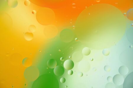 water colorful bubble and oil colorful backgroundの写真素材