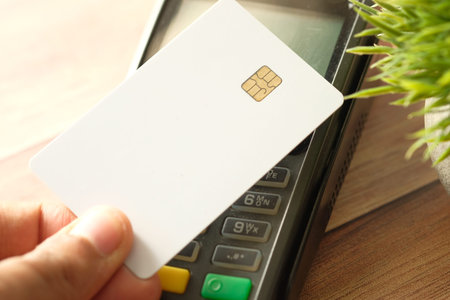Payment terminal charging from a card, contactless payment.