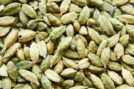 close up of many Cardamom on tableの写真素材