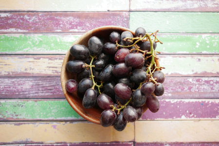 fresh grape fruit in a bowl ,