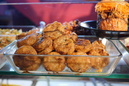 mutton kaban on plate on table