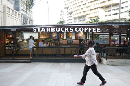 Singapore orchad road 1 June 2022. Front of the Starbucks store