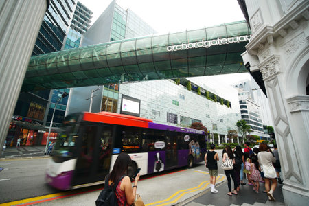 SINGAPORE 12 june 2022. orchard gate away sing in a shopping mall,のeditorial素材