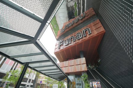 singapore Funan 2 june 2022. the shoppes in Funan retail mall buildingsのeditorial素材