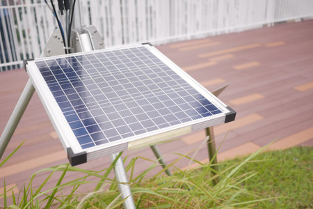 Solar pannels on a roof top