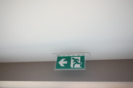 emergency exit door at super market ,