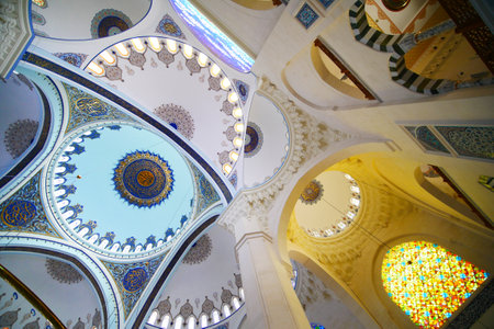 dome of Camlica Mosque largest mosque in Asiaのeditorial素材