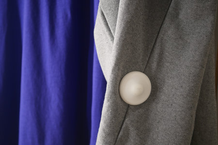 Clothing security tag on a shirt ,