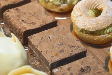 Enjoy a variety of chocolates and pastries to satisfy your sweet cravings with gourmet desserts