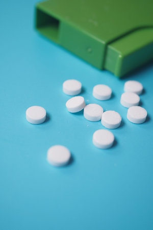 artificial sweetener container on table