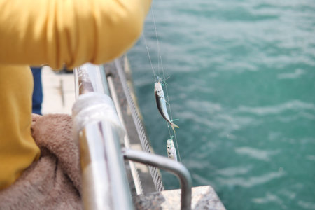 Fishing Adventure A Memorable Catch at the Tranquil Waters Edge During Leisure Time
