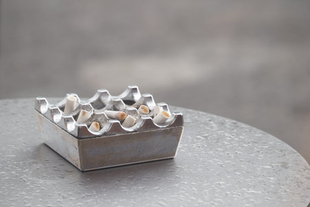 A Unique and EyeCatching Egg Carton Display is Artistically Arranged on a Beautiful Tableの写真素材