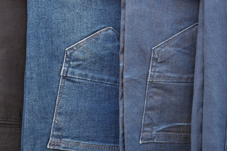 Explore a diverse collection of stylish jeans in various shades to meet your fashion needs