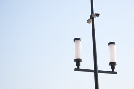 Modern streetlamp design with clear fixtures for best light and aesthetics