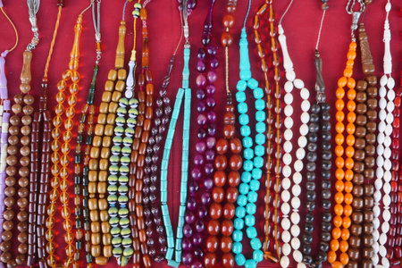 close up of prayer breadsの写真素材