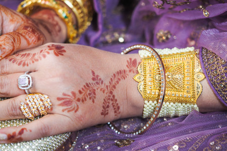 Elegant jewelry display during festive celebration event