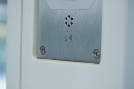 Noise maker for a call box located at a transit station
