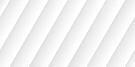 White Background with Stripes. White and Grey Line Diagonal Wallpaper. Simple Empty Dynamic Minimal Line Pattern. Blank Diagonal Backdrop. Light Gray Futuristic Linear Banner. Vector Illustrationのイラスト素材