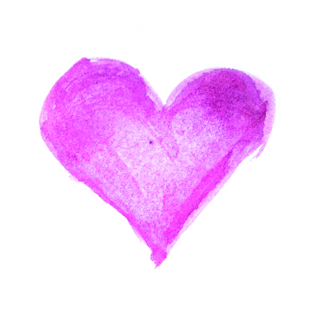 Watercolor heartのイラスト素材