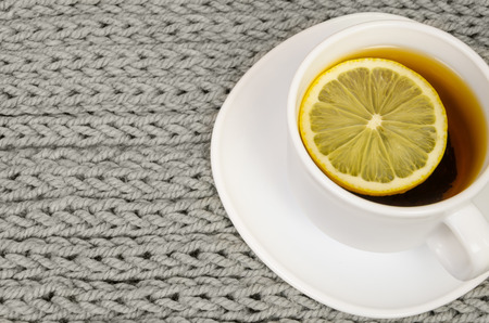 home kit for the treatment of diseases. On woolen backgroundの写真素材