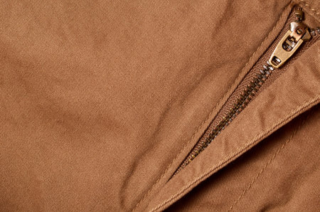 Macro photo of fabric pattern, close up of textile clothing.の写真素材